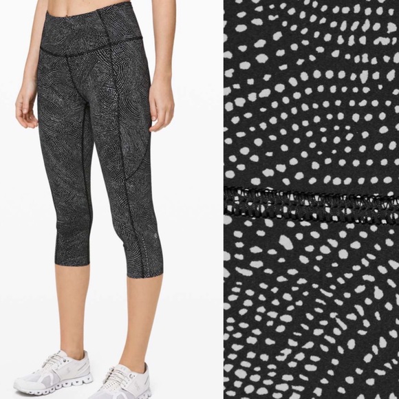 lululemon athletica Pants - Lululemon Fast and Free Crop II 19" Nulux Leggings Running Size 4